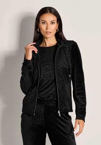 Толстовка MADELEINE FLAUSCHIGE MIT REISSVERSCHLUSS, Black