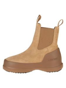 Moon Boot Кожаные сапоги "Luna Chelsea Suede" светло-коричневого цвета