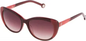 Дизайнерские солнцезащитные очки Carolina Herrera SHE648-OGEV в бордово-розовых градиентных линзах, Burgundy