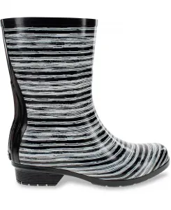 Женские глянцевые полувысокие резиновые сапоги Polished Mid Rain Boot Chooka, черный