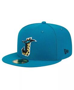 Мужская темно-зеленая приталенная шляпа Jacksonville Jaguars City Originals 59FIFTY New Era, синий