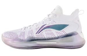 LINING ЮШуай 13 баскетбольные кроссовки мужские низкие стандартные белый/римский фиолетовый