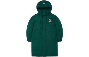 Пуховик унисекс зеленый Mlb