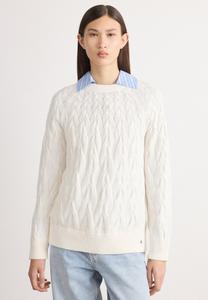 Джемпер Calvin Klein Jeans CABLE CREWNECK, White Greige/Off-White