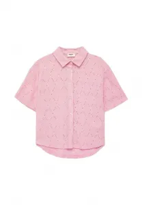 Блузка с вышивкой на пуговицах Koton, Pink