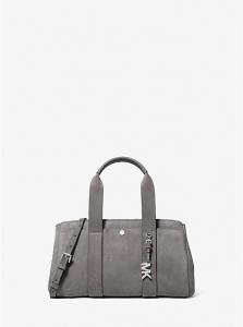 Маленькая замшевая сумка Romee Michael Kors, серый