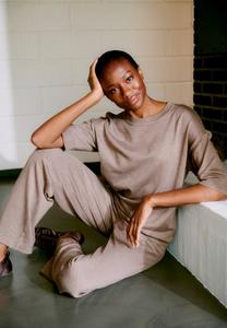 Футболка b.young BYMMORLA TSHIRT, Walnut Melange/Brown