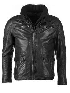 Кожаный пиджак Jcc, черный