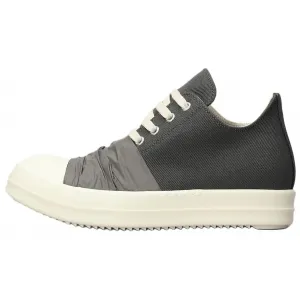 Rick Owens DRKSHDW Женские низкие парусиновые туфли Hustler, серые