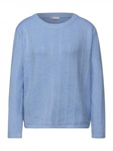 Street One Пуловер цвета "морозно-голубой меланж"