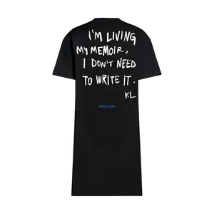 Karl Lagerfeld Jeans A4W13054, короткое платье Karlism с коротким рукавом, черный