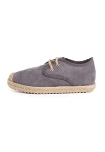 Эспадрильи Blucher Puntera Y Cordones Yute Effect Suede Pisamonas, цвет gris