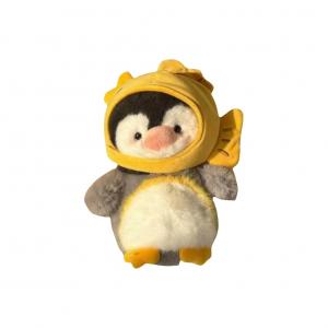 MIXIANG Милые желтые шапки пингвины плюшевые куклы высота 25 см