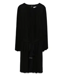 Плиссированное платье А-силуэта Dkny, черный