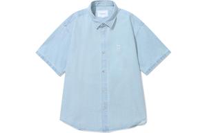 COVERNAT Рубашка унисекс светло-голубая