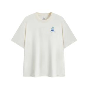 Футболка Unisex Kappa с втачными рукавами, цвет Tallow White-0111