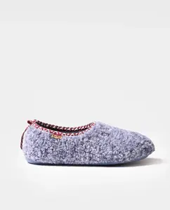 Женские домашние тапочки закрытые из овчины Toni Pons, светло-голубой