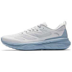 ANTA SUPERSTORE CHAOJIANTA Амортизирующие кроссовки с износостойкой подошвой и эффектом отскока, низкие, повседневные, для бега, мужские, серо-голубые