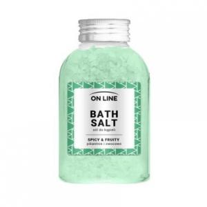 On Line Пряно-фруктовая зеленая соль для ванн 600г Forte Sweeden
