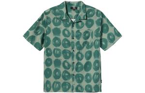 Рубашка унисекс Stussy, зеленый