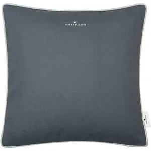 Декоративная подушка Dove Signature с кантом, наволочка без наполнителя, 1 штука Tom Tailor Home, Anthrazit/dunkelgrau/grau + unifarben