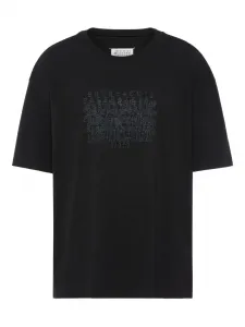 Футболка с принтом MAISON MARGIELA, черный