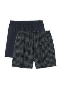 Мужские хлопковые трусы-боксеры с принтом Benefit (2 пары) CALIDA, цвет 850 Fog