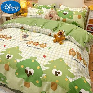 Disney Комплект постельного белья 3 предмета, 120x200 см, простыня, пододеяльник, наволочка