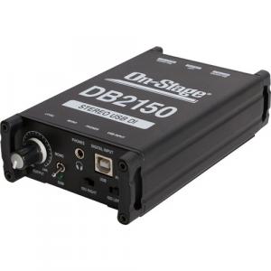 Директ-бокс On-Stage DB2150 Stereo USB DAC - Direct Box DB2150