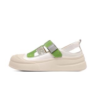 Низкие повседневные туфли женские Hotwind, Green