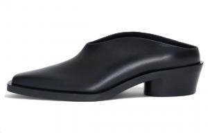 Бронко Кожаные Мюли PROENZA SCHOULER, Черный