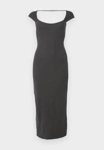 Повседневное платье BARE LOW BACK MIDI Hollister Co., темно-серый