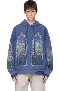 Who Decides War Выцветшая синяя толстовка