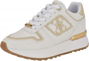 Кроссовки GUESS Womens Koyaa, White/Gold Multi 141