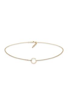 Elli Колье из серебра 925 пробы в виде золотого круга