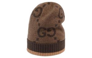 Вязаная шапка с монограммой GUCCI