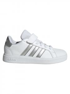 Adidas Кроссовки "Grand Court 2.0" в бело-серебристой расцветке