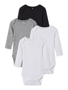 Комбинезон/боди TWO SOON, Mottled Grey/Black/White