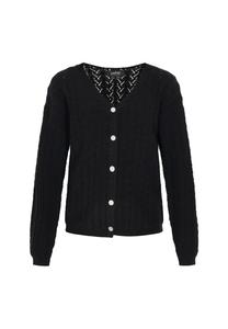 Usha BLACK LABEL Вязаный кардиган в черном цвете