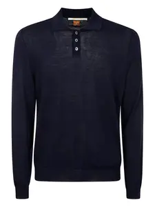 Рубашка поло с длинными рукавами Alpha Industries, синий