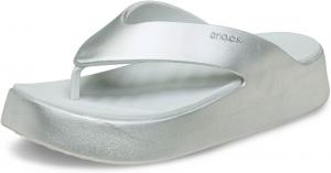 Женские сандалии на платформе Crocs Getaway, 6 Silver