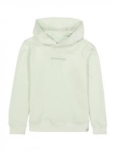 Garcia Толстовка с капюшоном молочно-зеленого цвета