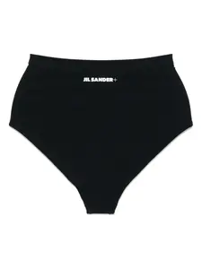 Плавки бикини с логотипом JIL SANDER, черный