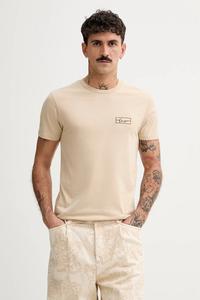 Хлопковая футболка Kenzo, бежевый