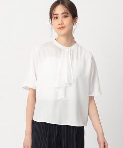 Блузка с короткими рукавами в стиле «бабочка»