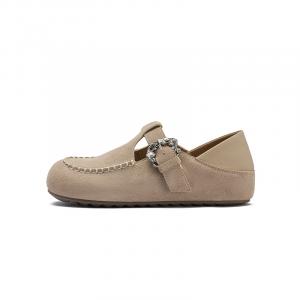 JOSINY Биркенштоки женские сандалии на каблуке 4 см, цвет Sand (Heel Height 4cm)