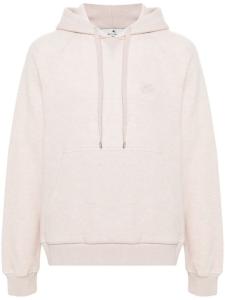 ETRO толстовка с вышитым изображением Пегаса, розовый