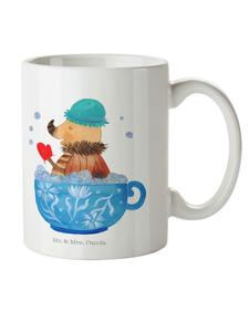 Детская кружка с рисунком моли, пена для ванны без надписи, белого цвета. Mr. & Mrs. Panda