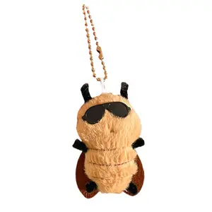 Плюшевый кулон в виде мультяшного милого забавного таракана высотой 8 см Cute Chip