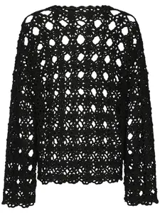 Джемпер рыхлой вязки DOLCE & GABBANA, черный